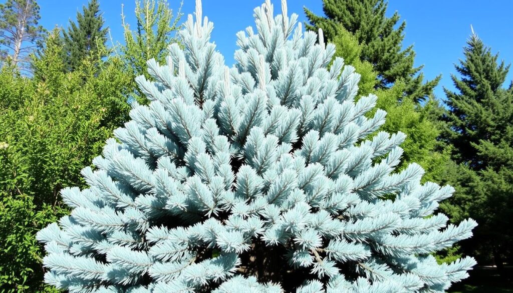 Colorado blue spruce tree