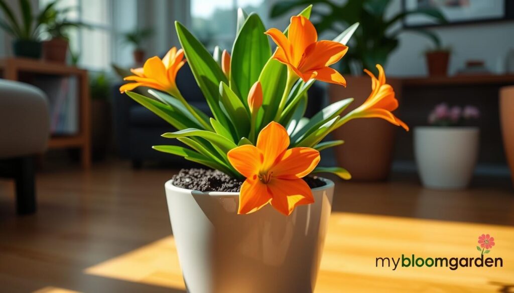 clivia miniata plant