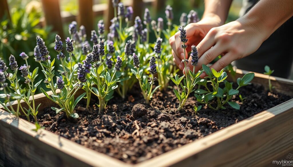 cultivating lavender cuttings