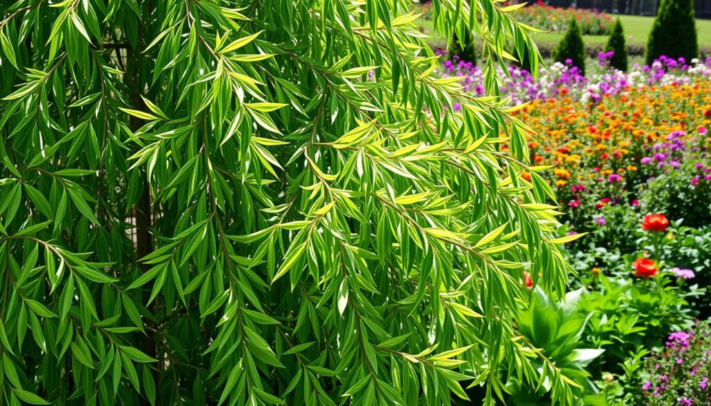 dappled willow bush