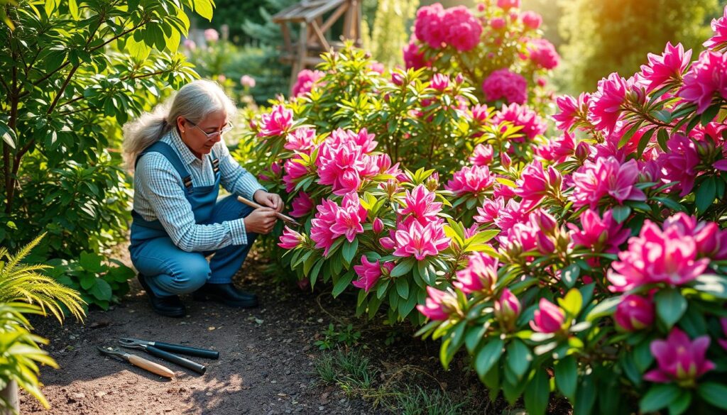 how to prune rhododendrons