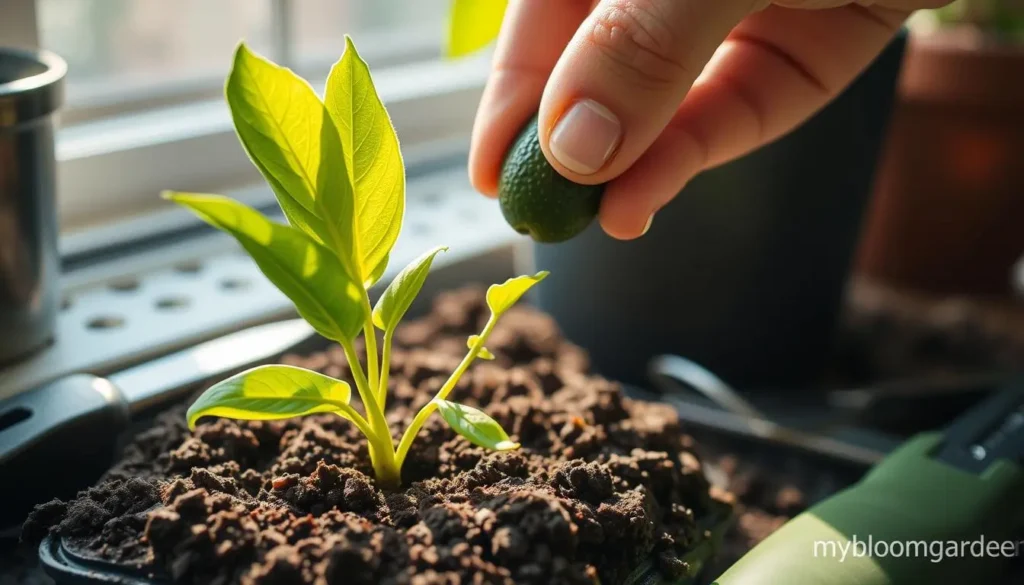 how to grow an avocado pit