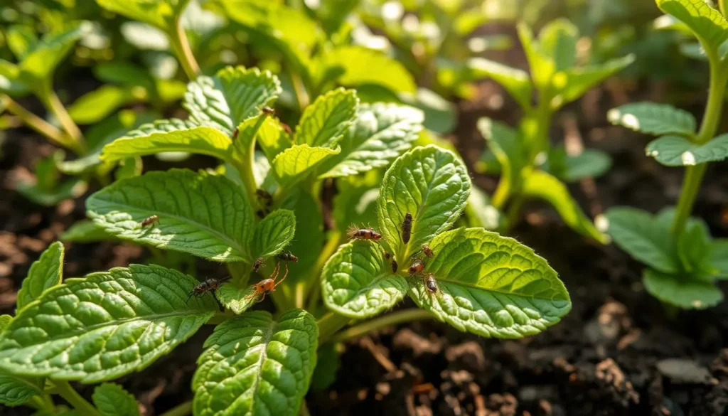 Peppermint plant pest