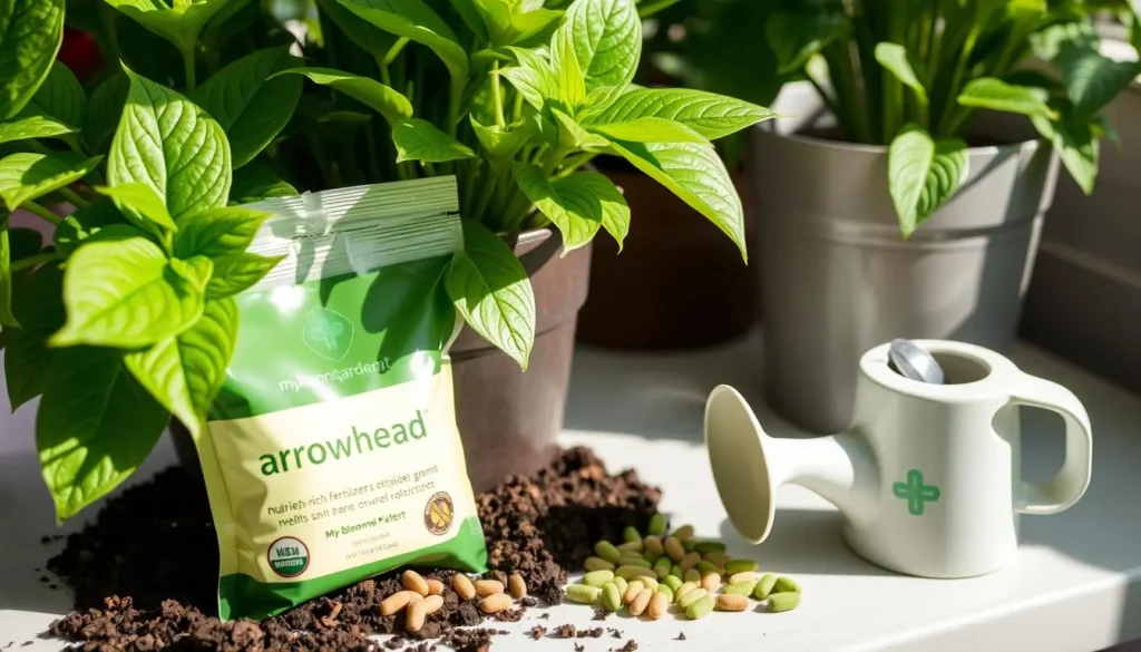 arrowhead plant fertilizer