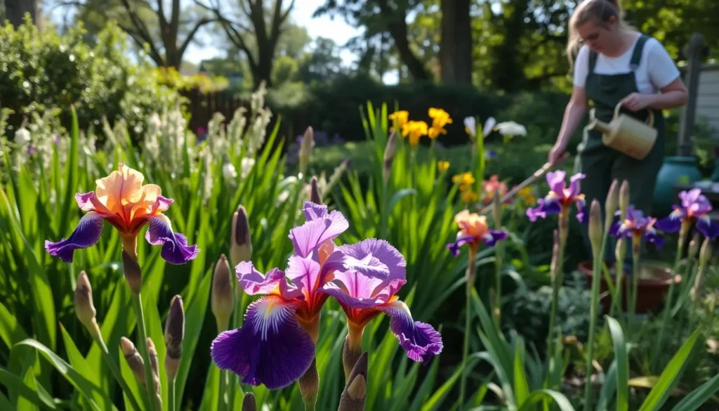 Siberian iris care