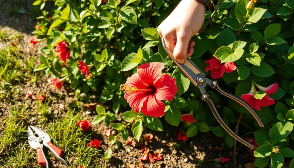 How to prune Hibiscus