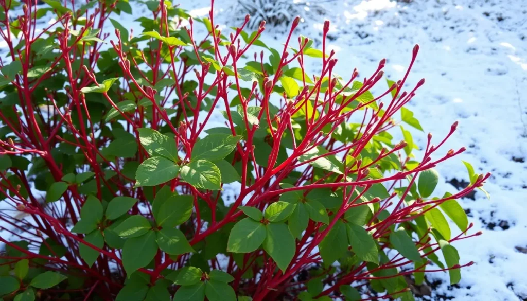 red twig dogwood bush