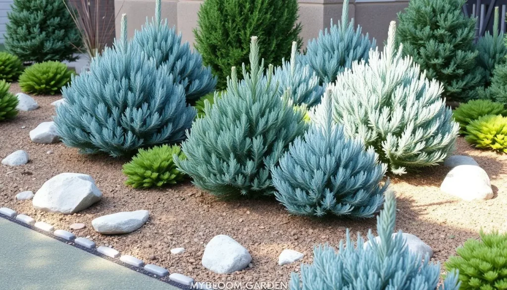 blue arrow juniper landscaping