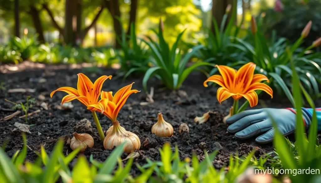 planting tiger lily bulbs