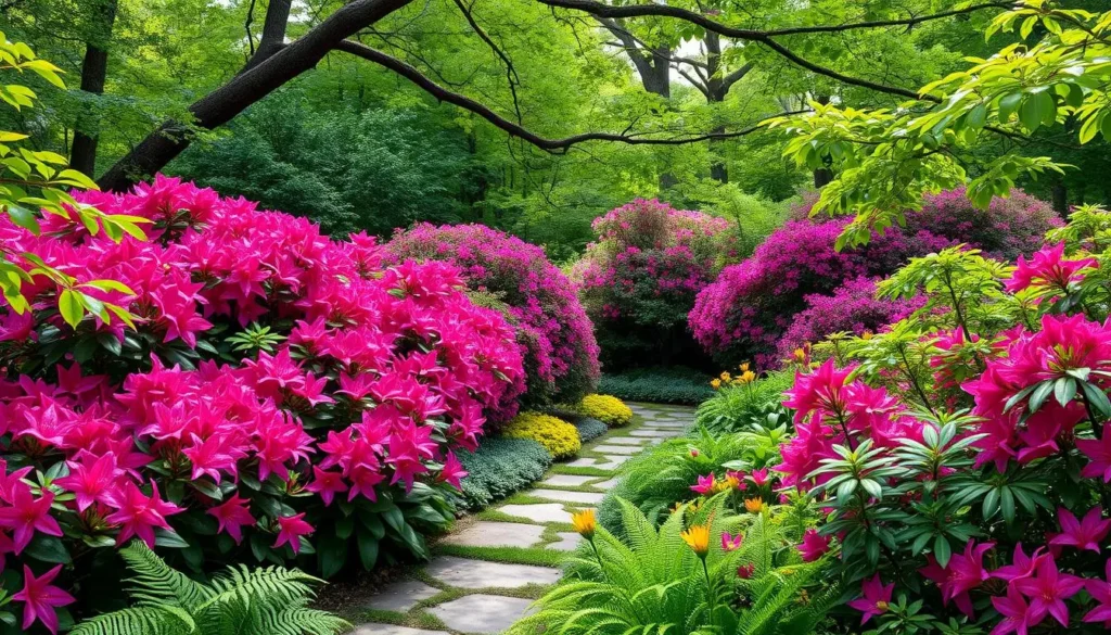 japanese azaleas garden