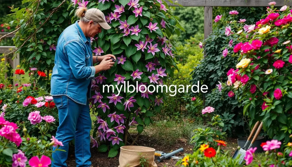 Pruning Clematis