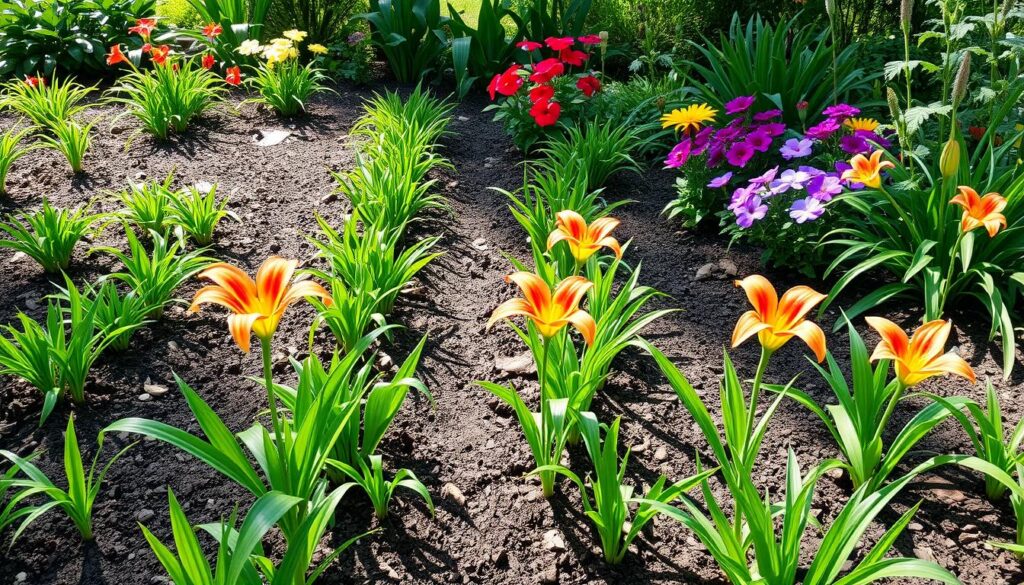 tiger lily plant spacing