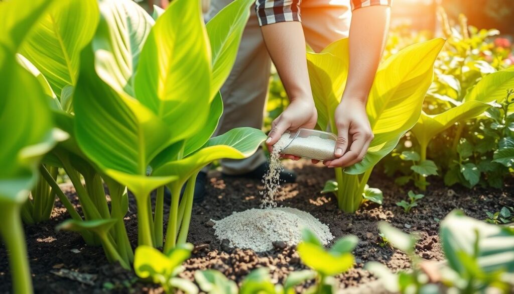 fertilizing colocasia