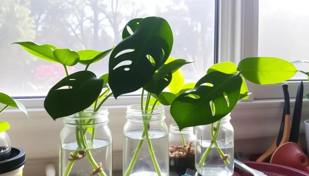 mini monstera propagation