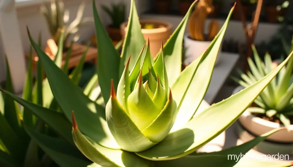 spiral aloe plant